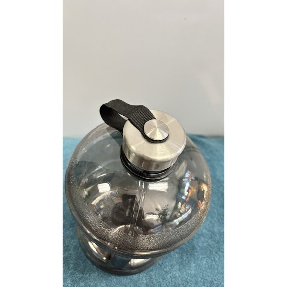 BlackBPA FREE 1 Gallon Water Bottle Steel Cap Jug Container Canteen Reusable NEW - Picture 3 of 5